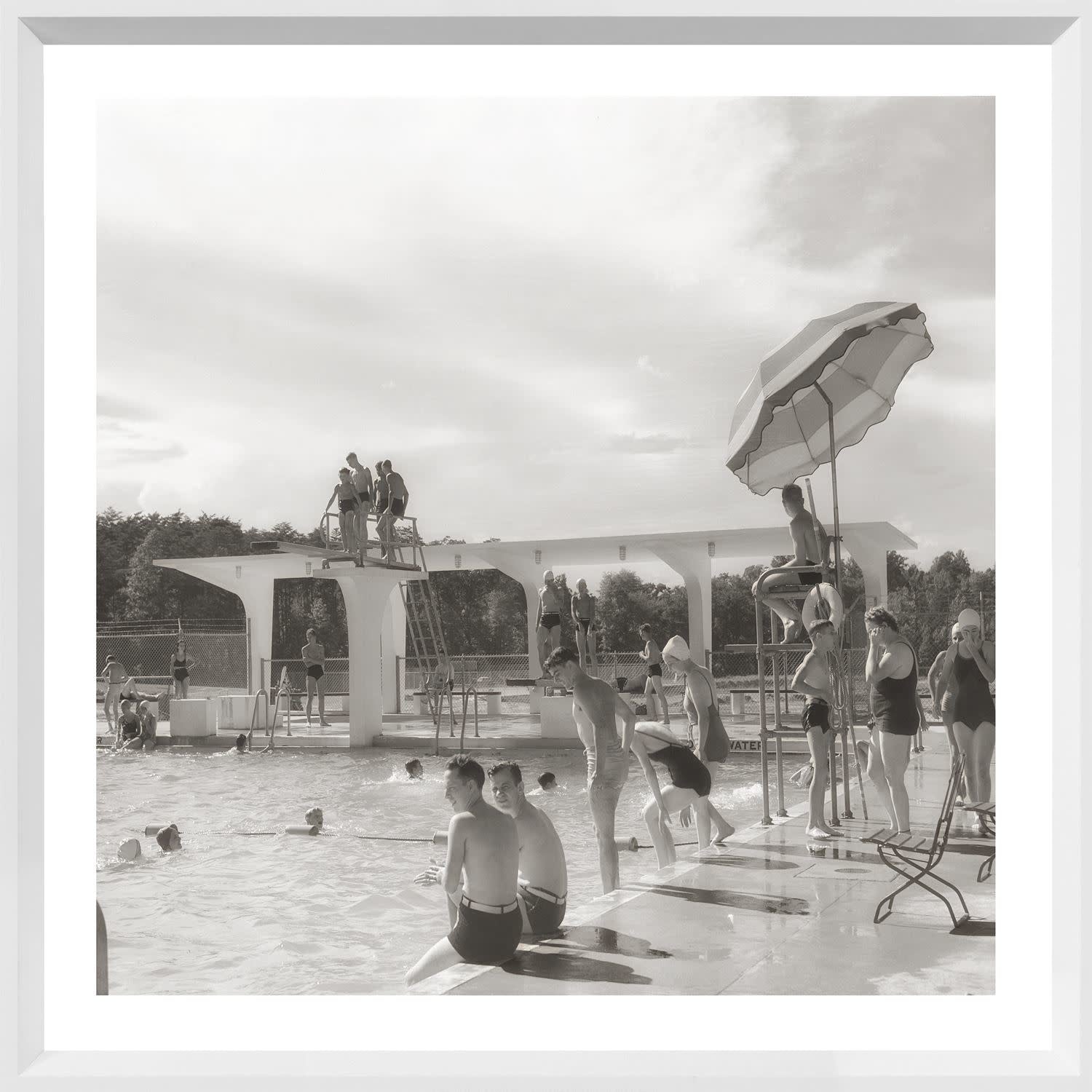 Sunday at the Pool II, 1942 - Large