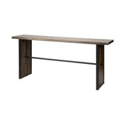 Ledger I 70L x 17W Brown Live-Edge Wooden Dining Bench