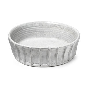 Silone (Small) 9L x 9W White Ceramic Bowl