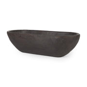 Athena Reclaimed Wood Bowl - Black-Brown