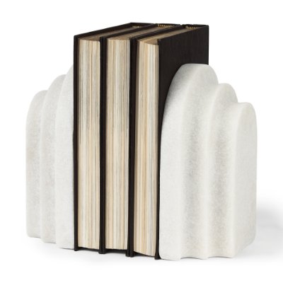 Empire Resin Arc Book End Set