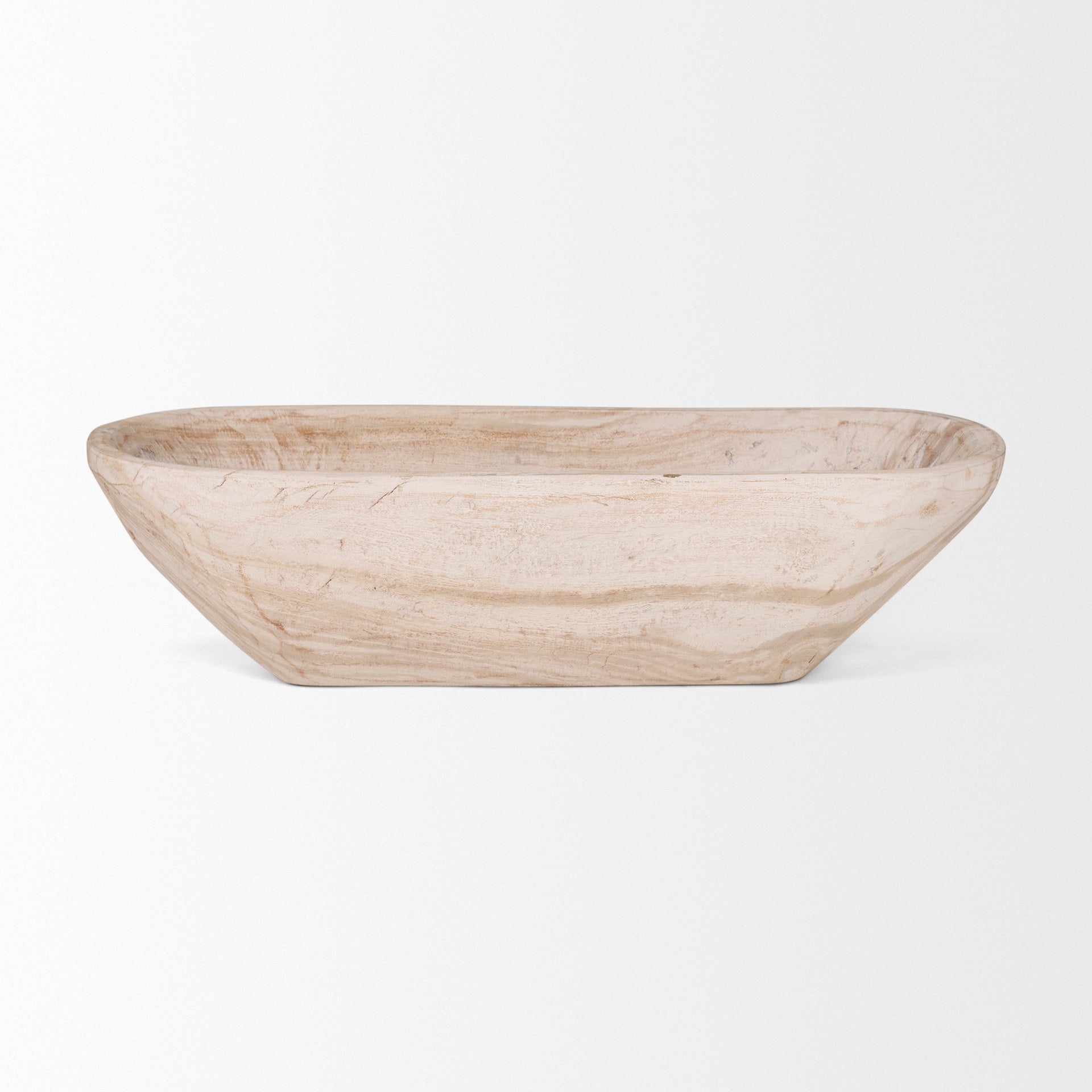 Athena Reclaimed Wood Bowl - Light Wash
