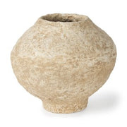 Ritu Beige Paper Mache Pot Vase
