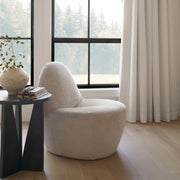 Beverly Cream Boucle Accent Chair