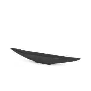 Piero Matte Black Metal Decorative Bowl