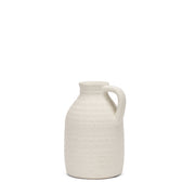 Tyrus Textured Matte White w/ Speckling Ceramic Vase