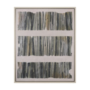 Strand by Mercana Studio a Hand Embellished Textured Framed Canvas