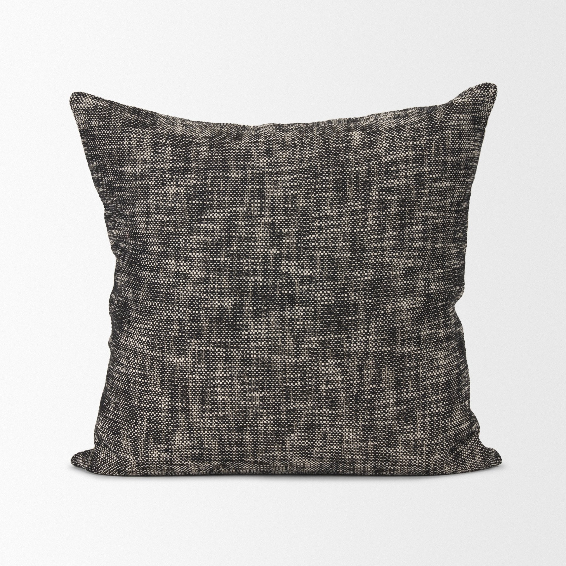 Jalia Cream and Black Cotton Decorative Pillow Cover