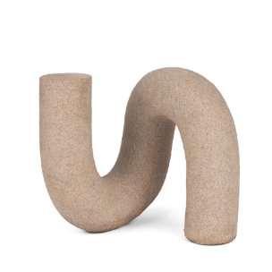 Kailas Resin Textured Concrete Gray Decorative Object