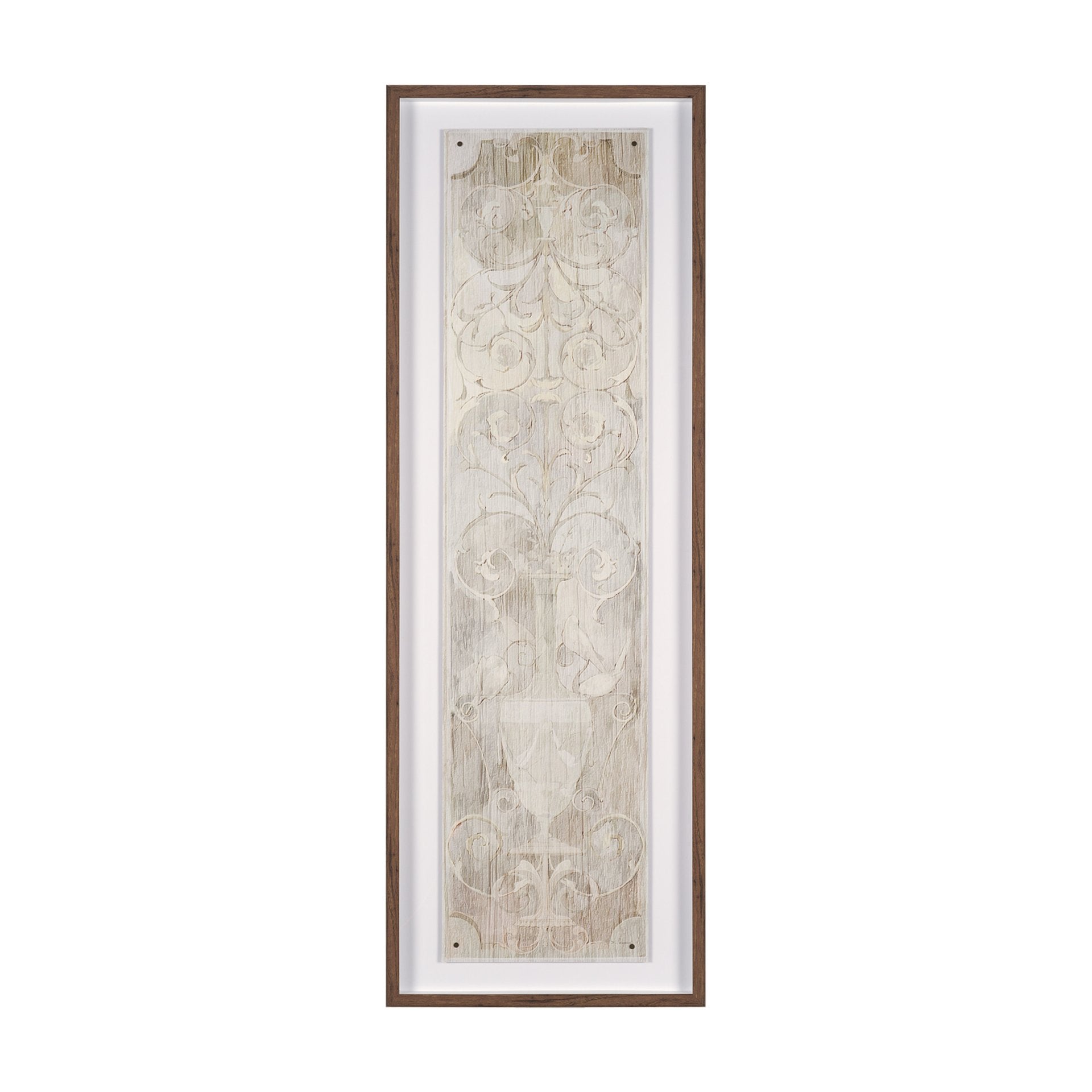 Panel Etching by Mercana Studio a Hand Embellished Framed Art Print under Glass