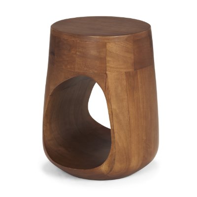 Cove Sculptural Open Side Table