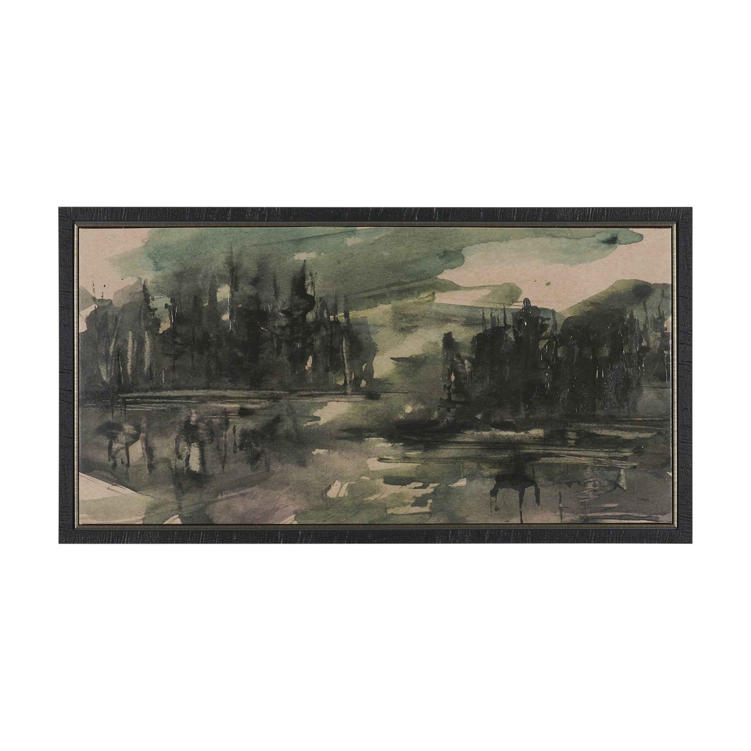 Dusk by Mercana Studio Hand Embelished Textured Framed Canvas Artwork