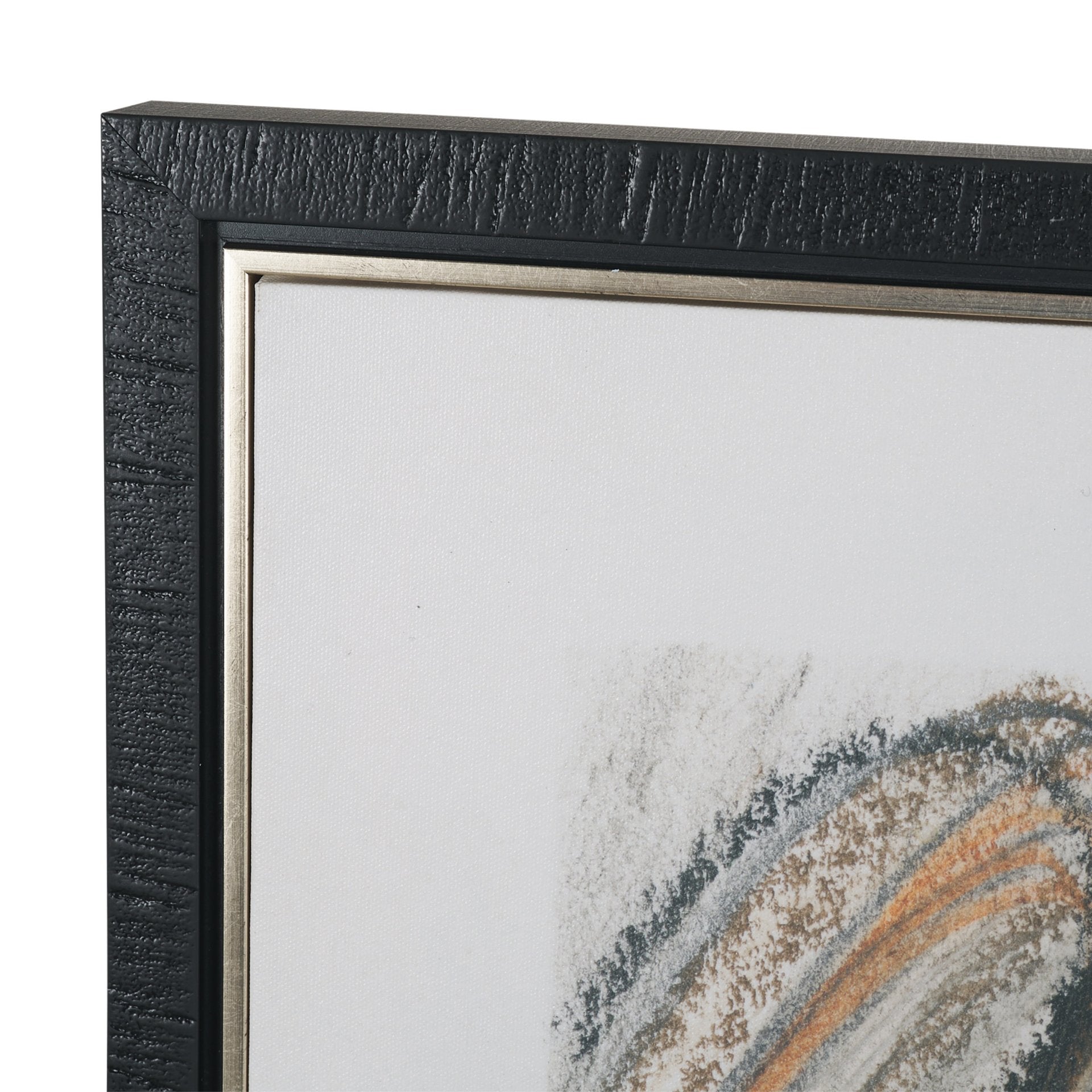 Helical by Mercana Studio Hand Embelished Textured Framed Canvas Artwork