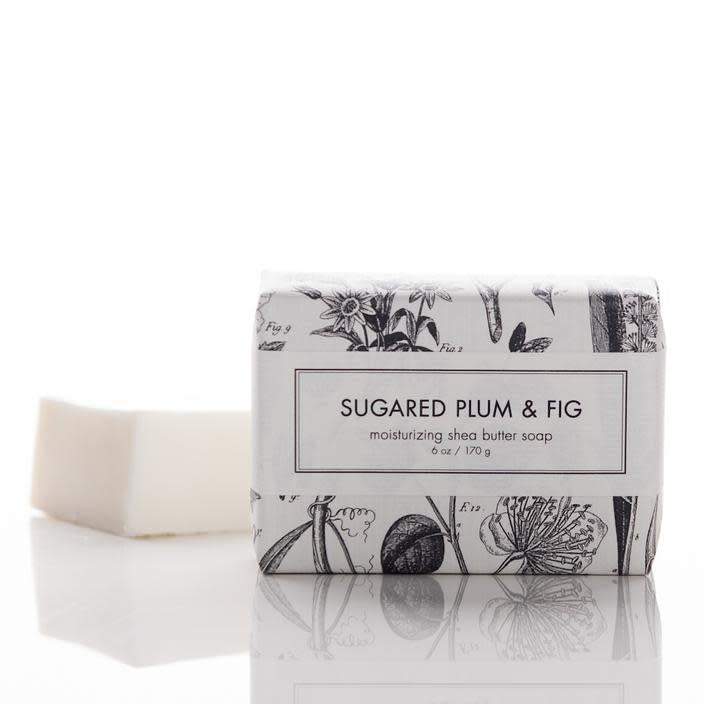 Sugared Plum & Fig Seasonal Holiday Shea Butter Soap Bar
