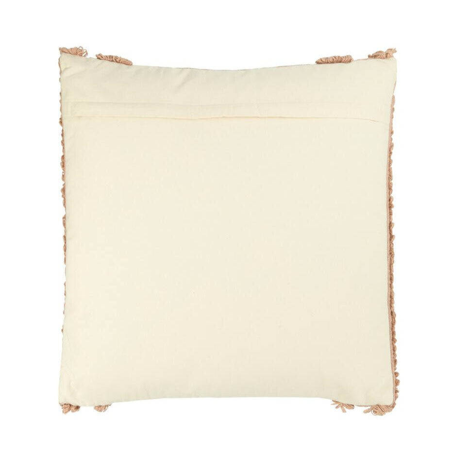 Embroidered Fringe Pillow