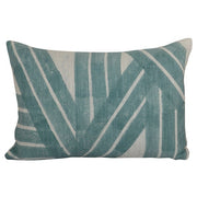 Stripe Sky Cushion - Aqua - 14x20"