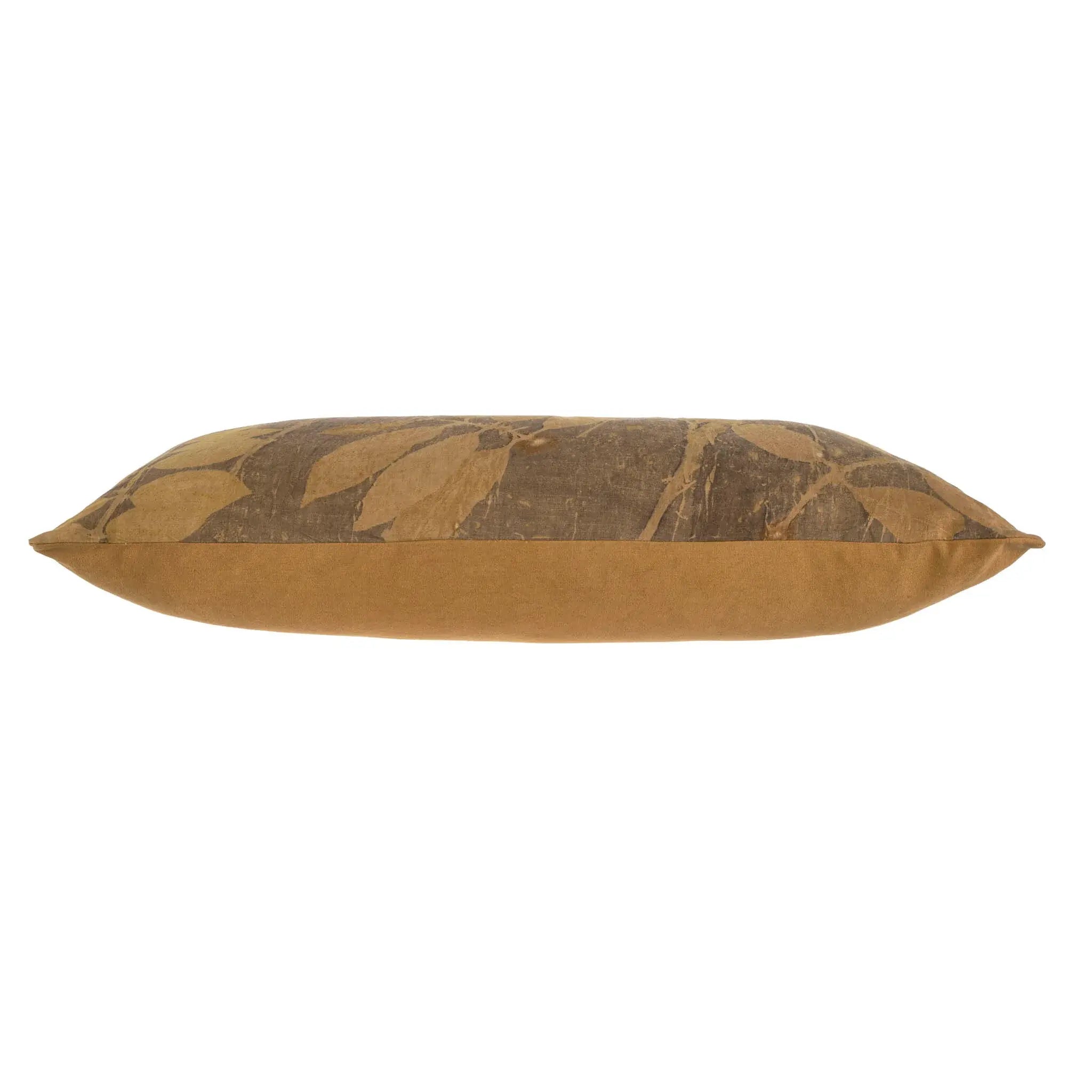 Linen Eco Print Pillow - Earth