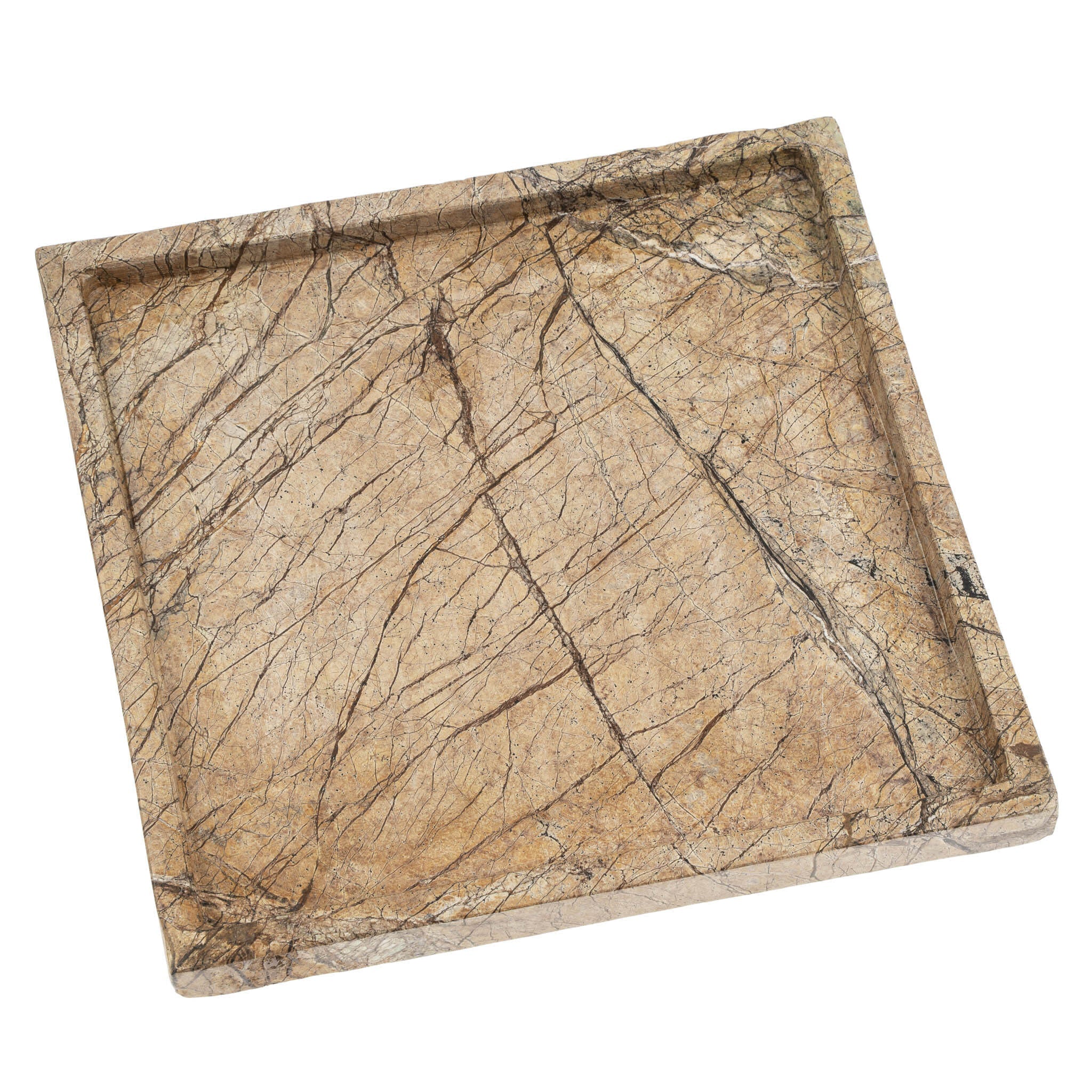 Square Rainforest Marble Tray