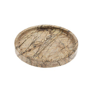 Round Rainforest Marble Tray - Small