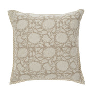 Maeve Block Print Pillow - Sand