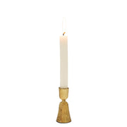Zora Forged Candlestick - Small - Gold