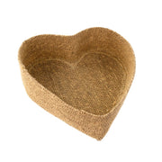Heart Seagrass Basket - Natural