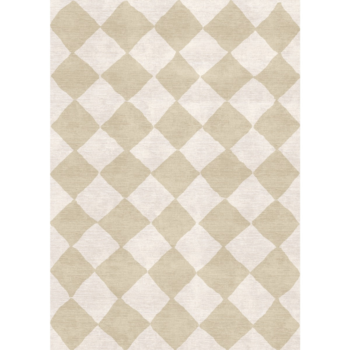 Trestres Checkered Natural & Ivory Rug