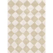 Trestres Checkered Natural & Ivory Rug