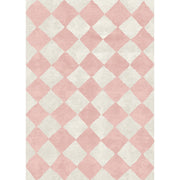 Trestres Checkered Malibu Pink & Ivory Rug