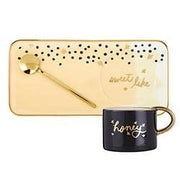 6oz Mug Tray Set - Sweet Like Honey