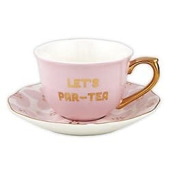 Let's Par-Tea Cup & Saucer