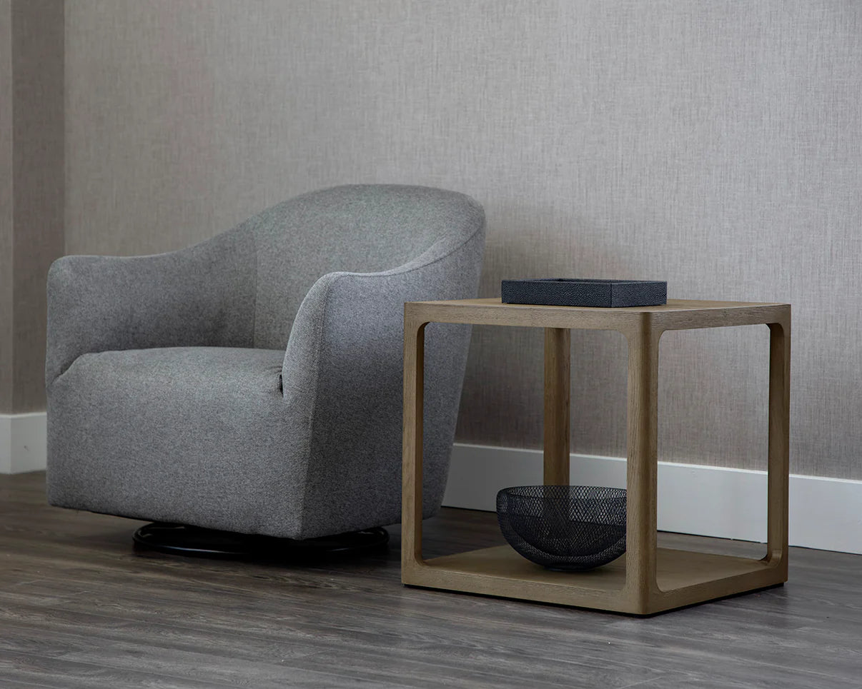 Doncaster Side Table - Smoke Grey