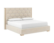 Alisha King Bed - Meg Taupe