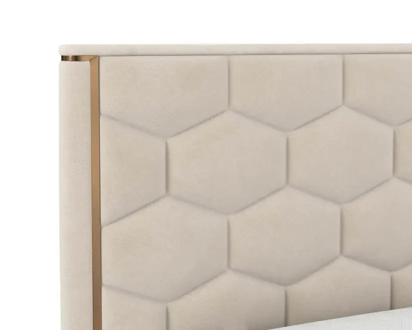 Alisha Queen Bed - Meg Taupe