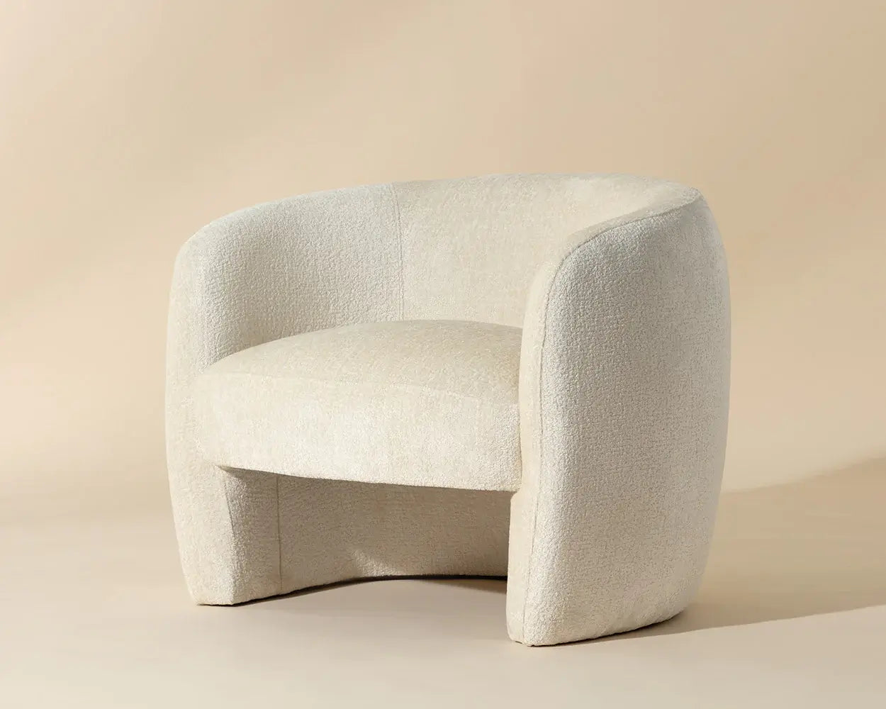 Mircea Lounge Chair - Bergen Ivory