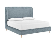 Tierra King Bed - Bergen French Blue
