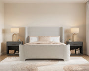 Ives King Bed - Copenhagen White