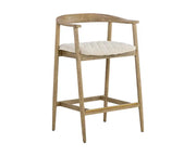 Jeremy Counter Stool - Weathered Oak/Dove Cream