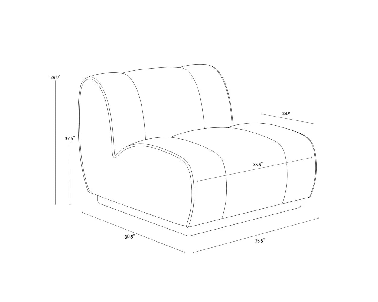 Blaise Swivel Lounge Chair