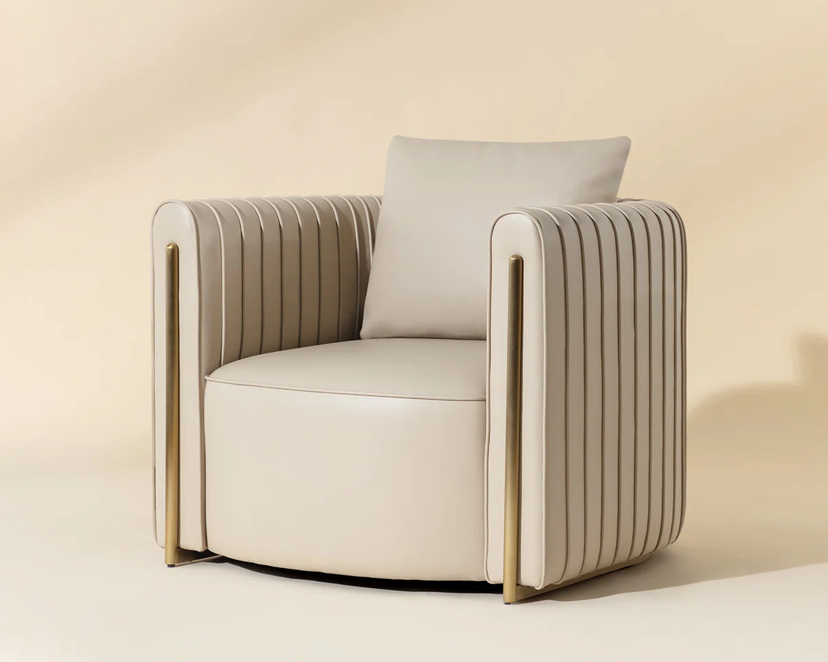 Alix Lounge Chair - Beige