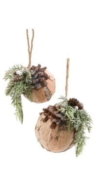 Ball Decor Beige/Brown, Large