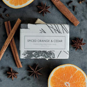 Spiced Orange & Cedar Seasonal Holiday Shea Butter Soap Bar