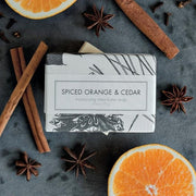 Spiced Orange & Cedar Seasonal Holiday Shea Butter Soap Bar