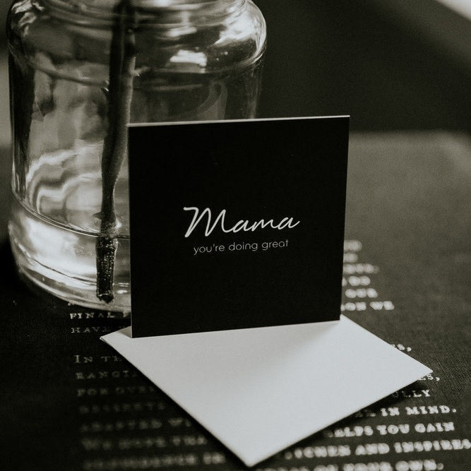 Mama You're Doing Great - Mini Notecard