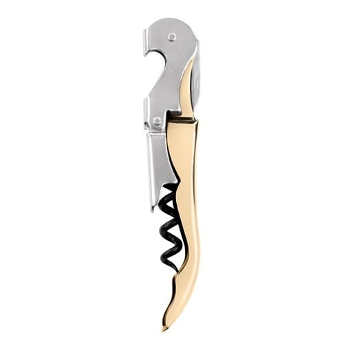 Gold Double Hinged Waiter's Corkscrew