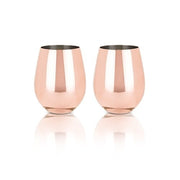 Summit Copper Stemless Wine Glasses (Set of 2)