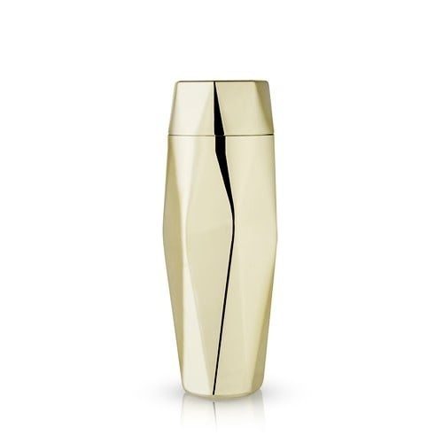 Belmont: Apex Faceted Gold Cocktail Shaker