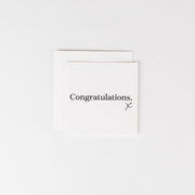 Congratulations Mini Notecard