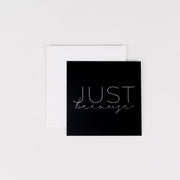 Just Because Mini Notecard