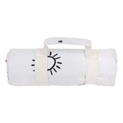 Wash Me Beach Picnic Blanket Icons - Black White and Neon
